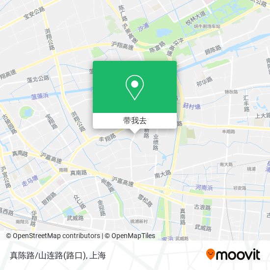 真陈路/山连路(路口)地图