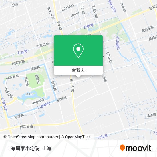 上海周家小宅院地图