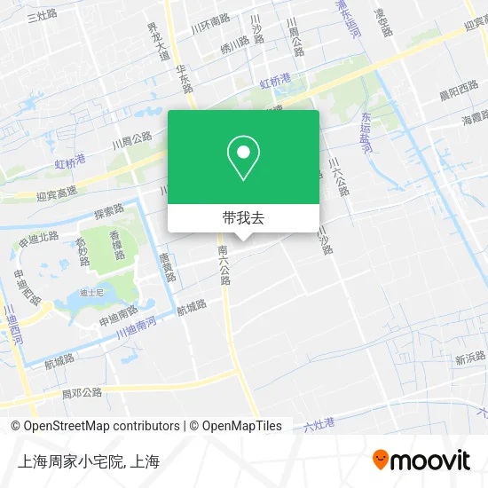 上海周家小宅院地图