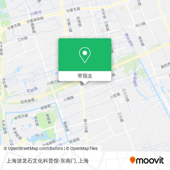上海游龙石文化科普馆-东南门地图