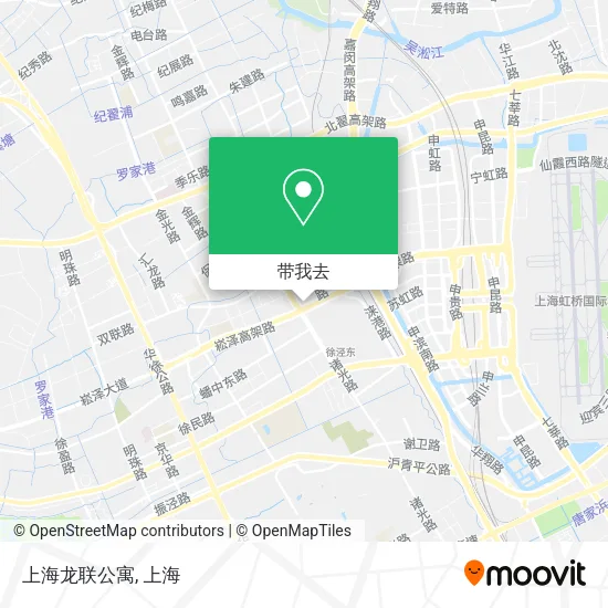 上海龙联公寓地图