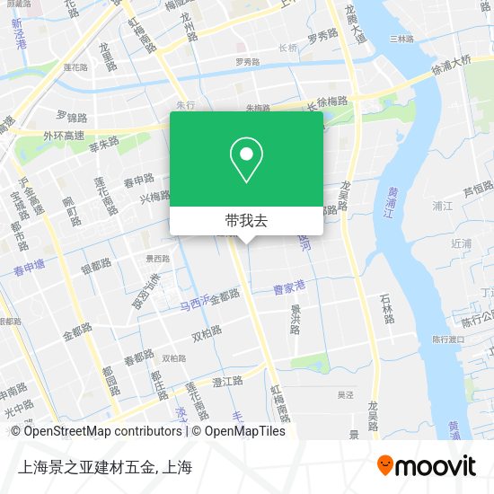上海景之亚建材五金地图