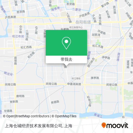 上海仓城经济技术发展有限公司地图