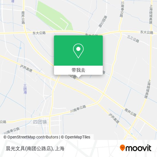 晨光文具(南团公路店)地图