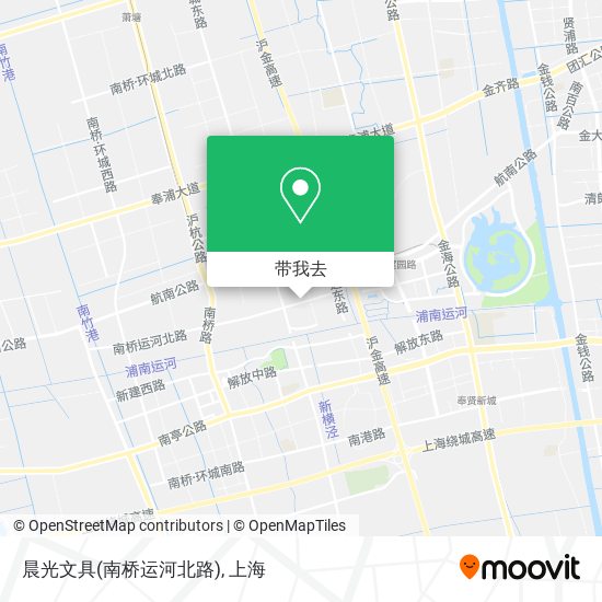 晨光文具(南桥运河北路)地图