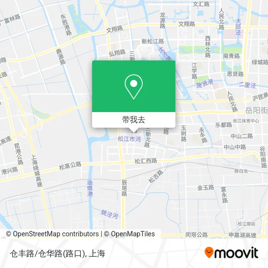 仓丰路/仓华路(路口)地图
