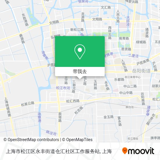 上海市松江区永丰街道仓汇社区工作服务站地图