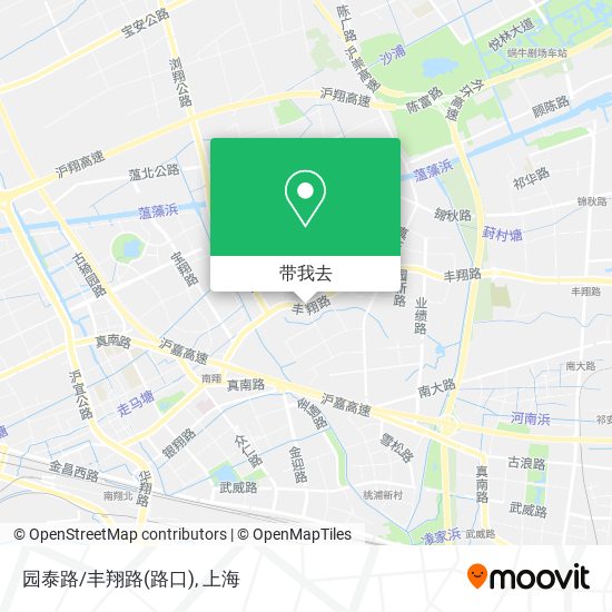 园泰路/丰翔路(路口)地图