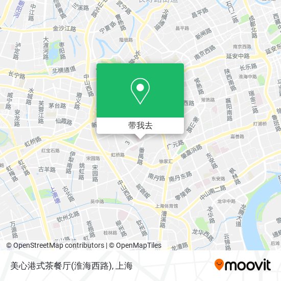 美心港式茶餐厅(淮海西路)地图