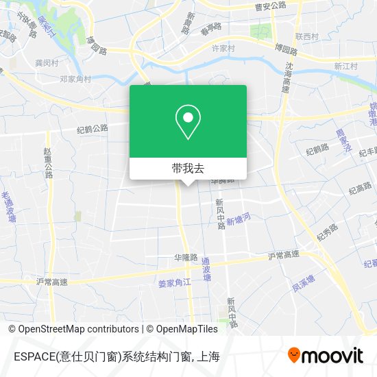ESPACE(意仕贝门窗)系统结构门窗地图