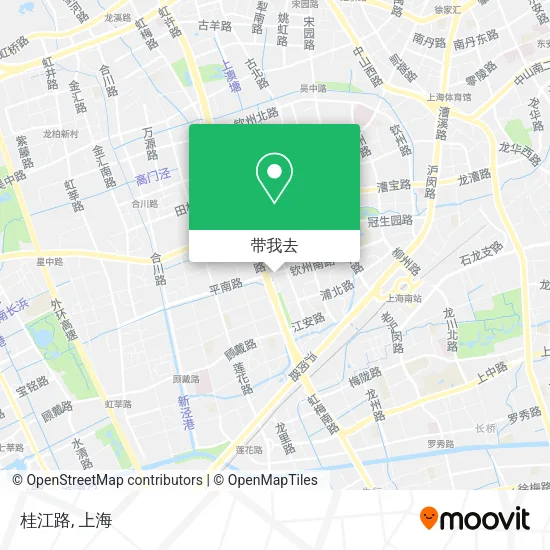 桂江路地图