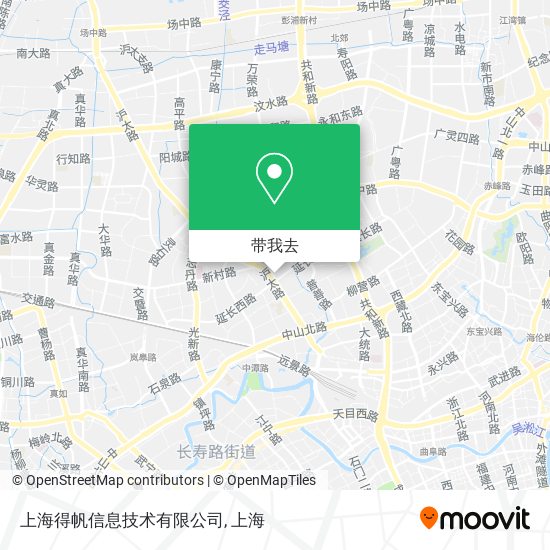 上海得帆信息技术有限公司地图