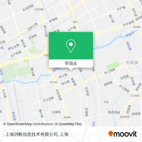 上海玥帆信息技术有限公司地图