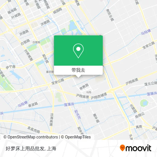 好梦床上用品批发地图
