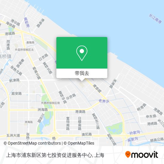 上海市浦东新区第七投资促进服务中心地图