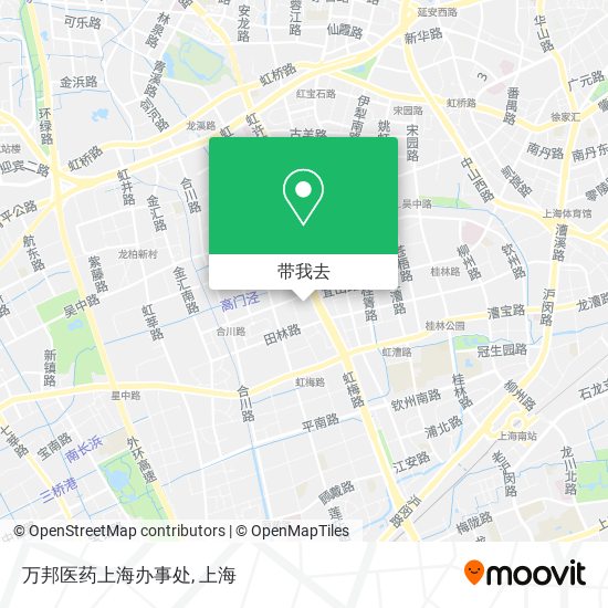 万邦医药上海办事处地图