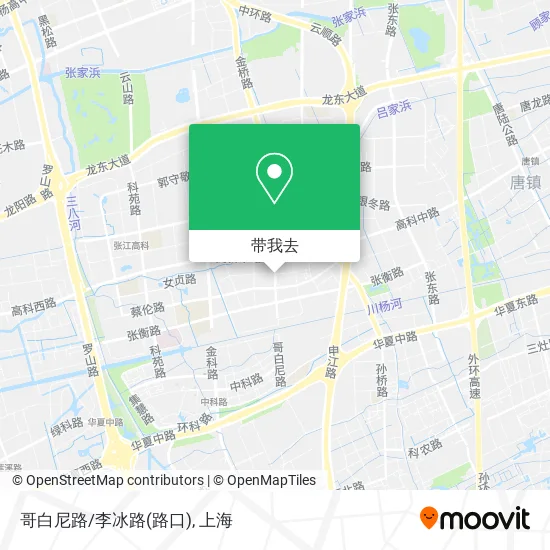 哥白尼路/李冰路(路口)地图