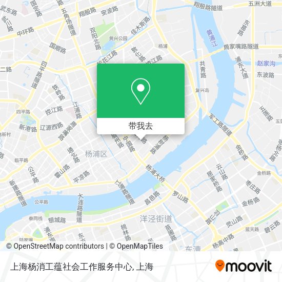 上海杨消工蕴社会工作服务中心地图
