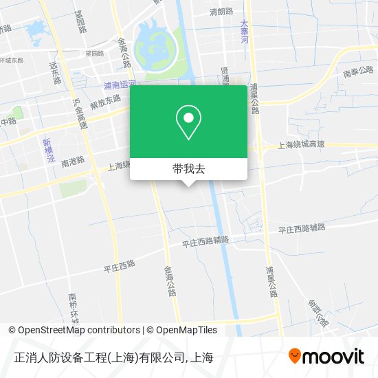 正消人防设备工程(上海)有限公司地图