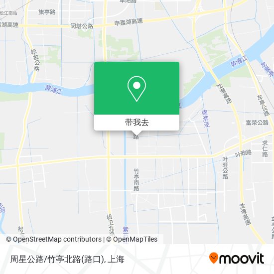 周星公路/竹亭北路(路口)地图