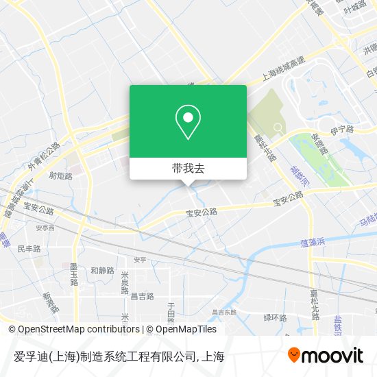 爱孚迪(上海)制造系统工程有限公司地图