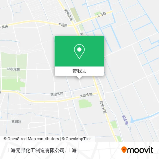上海元邦化工制造有限公司地图