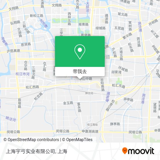 上海宇弓实业有限公司地图