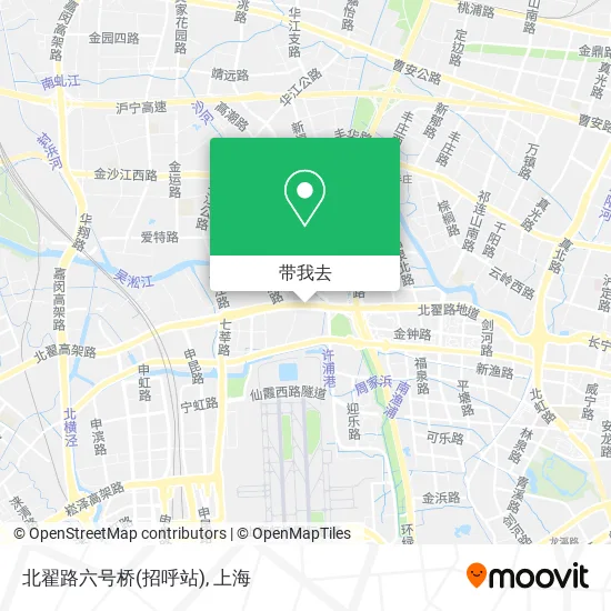 北翟路六号桥(招呼站)地图