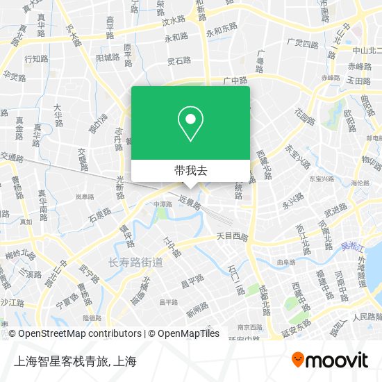 上海智星客栈青旅地图