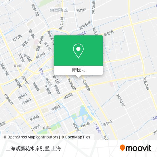 上海紫藤花水岸别墅地图