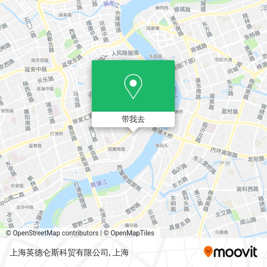 上海英德仑斯科贸有限公司地图
