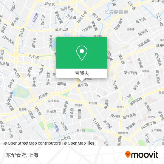 东华食府地图