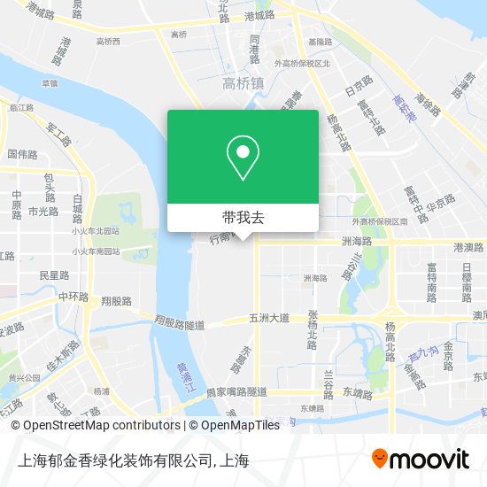 上海郁金香绿化装饰有限公司地图
