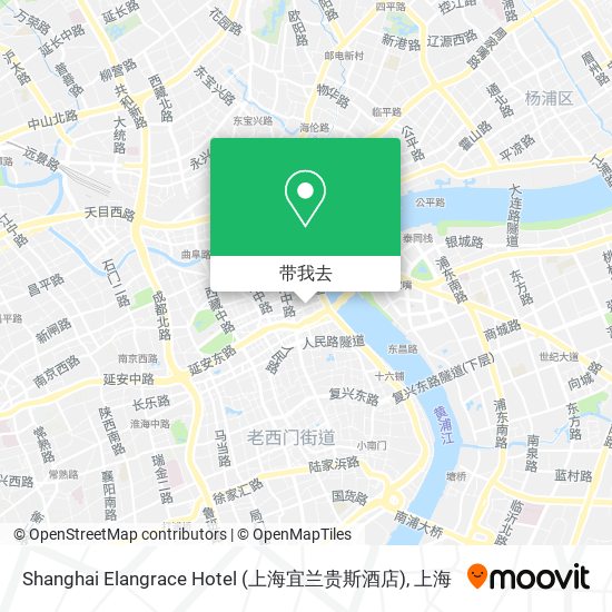 Shanghai Elangrace Hotel (上海宜兰贵斯酒店)地图