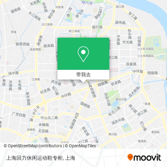上海回力休闲运动鞋专柜地图