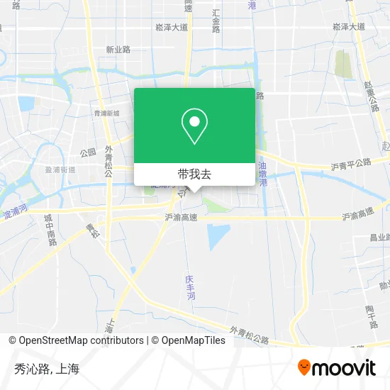 秀沁路地图
