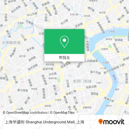 上海华盛街 Shanghai Underground Mall地图