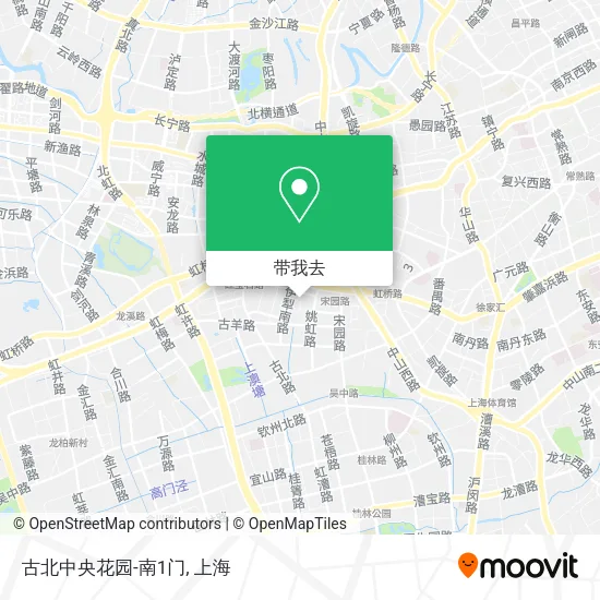 古北中央花园-南1门地图