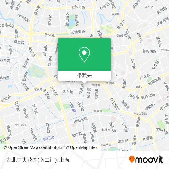 古北中央花园(南二门)地图