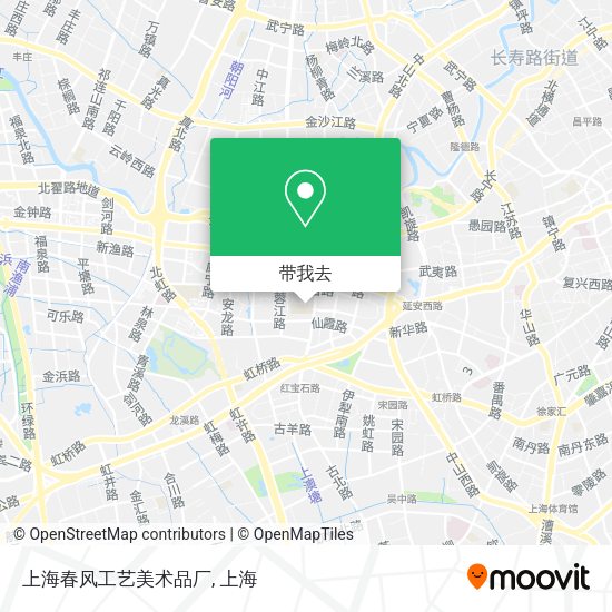 上海春风工艺美术品厂地图
