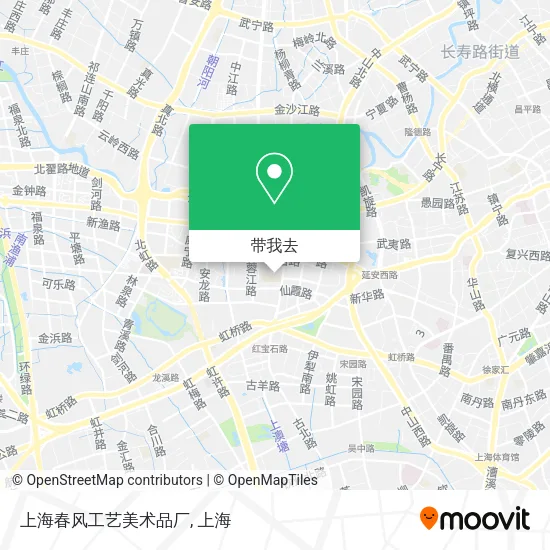 上海春风工艺美术品厂地图