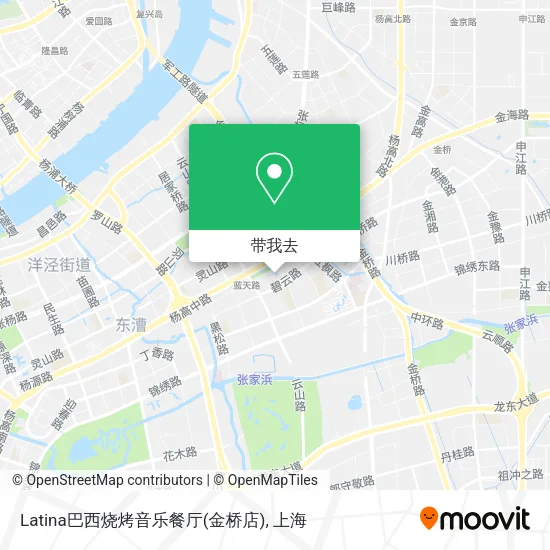 Latina巴西烧烤音乐餐厅(金桥店)地图