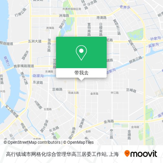 高行镇城市网格化综合管理华高三居委工作站地图