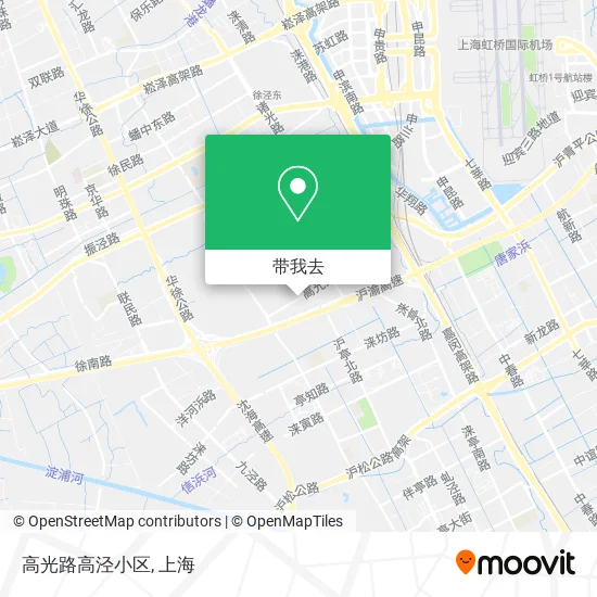 高光路高泾小区地图