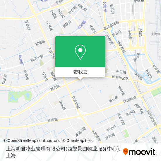 上海明君物业管理有限公司(西郊景园物业服务中心)地图