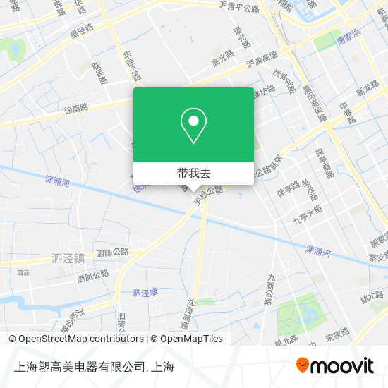 上海塑高美电器有限公司地图