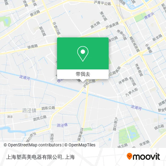 上海塑高美电器有限公司地图