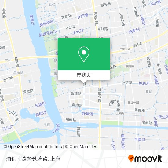 浦锦南路盐铁塘路地图