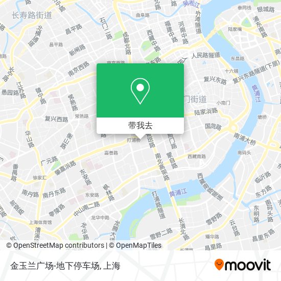 金玉兰广场-地下停车场地图