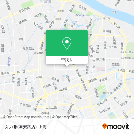乔力雅(国安路店)地图
